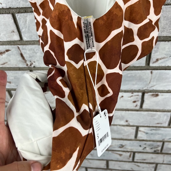 Free People | Reina Olga Giraffe Print Swimsuit - Picture 7 of 9